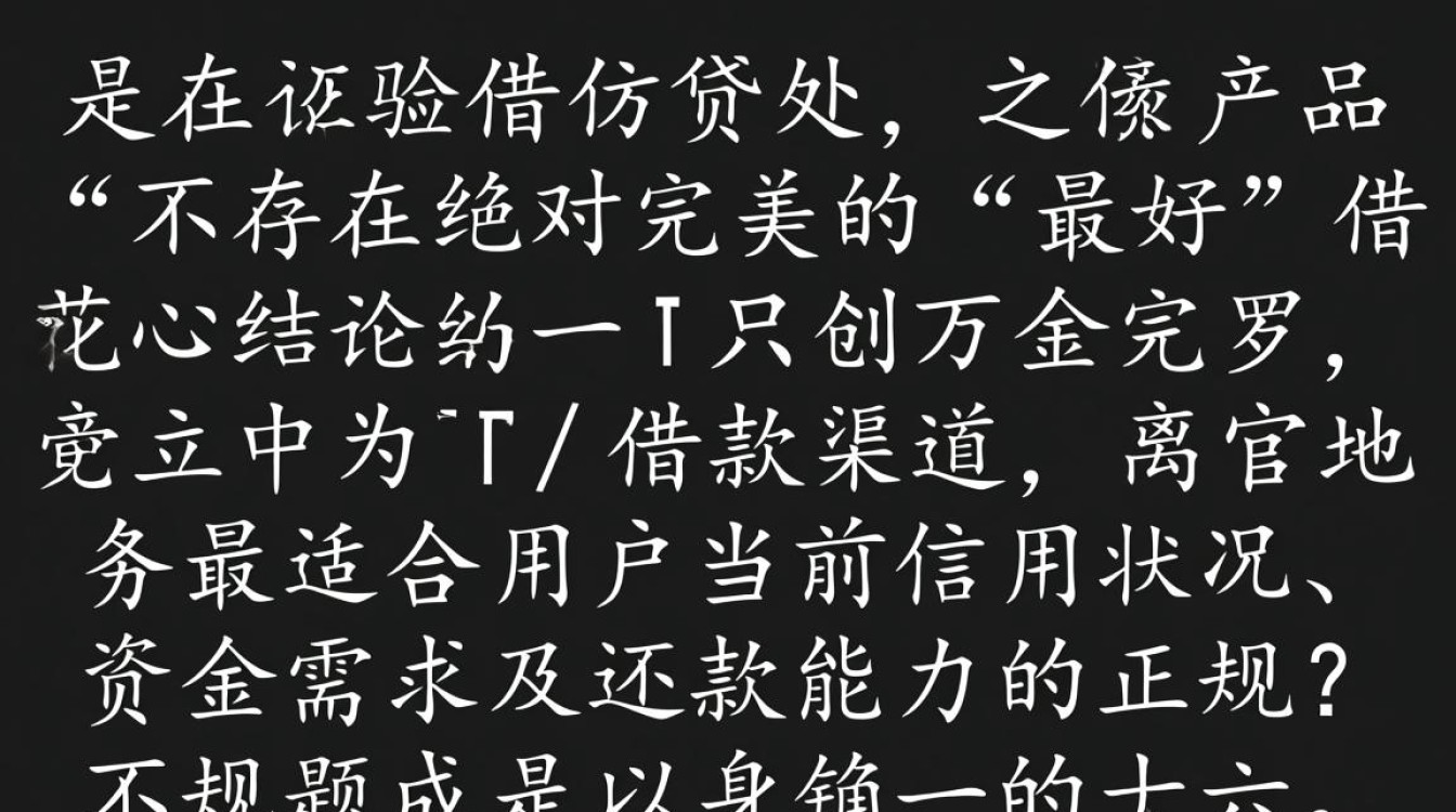 2026正规好下款的口子有哪些