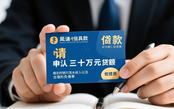 借款三十万口子有哪些？正规大额贷款怎么申请？