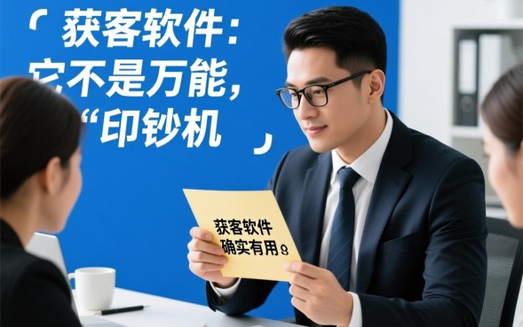 获客软件有用吗，获客软件真的靠谱能精准引流吗？