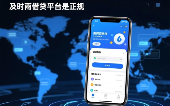 及时雨借贷平台是正规的吗？申请条件有哪些？