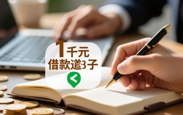 1千元借款口子哪里有？急需用钱怎么申请？