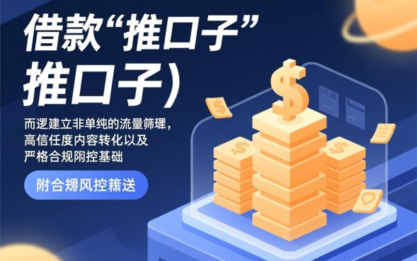 借款口子怎么推广，新手如何快速找精准客源？