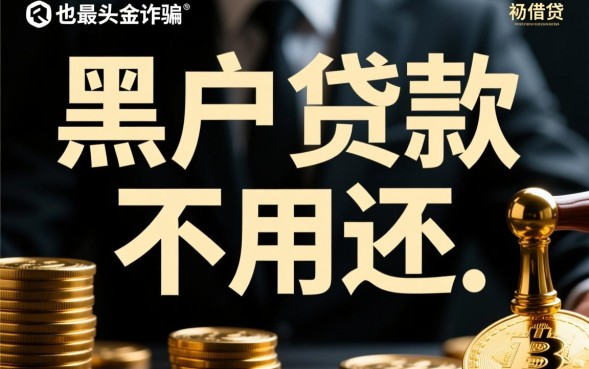 黑户贷款不用还是真的吗，黑户贷款不用还怎么申请？