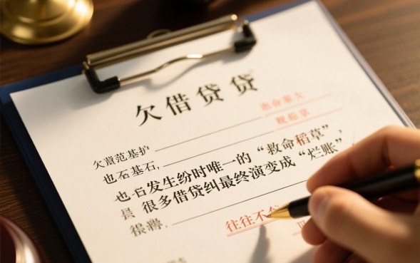 借钱打欠条怎么写，真实借钱打欠条具有法律效力吗？