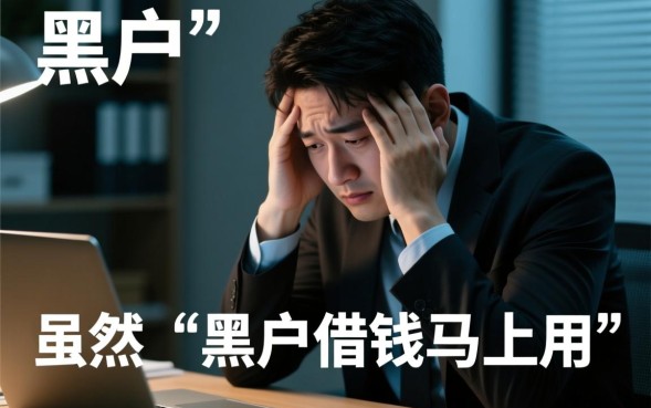 黑户借钱马上用能下款吗，黑户急需用钱哪里能借到钱？