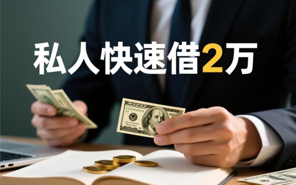 私人快速借2万哪里借，当天能下款吗？