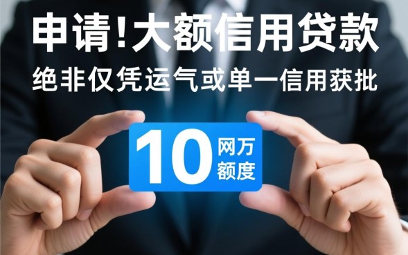 网贷10万额度怎么申请？哪个平台容易下款？