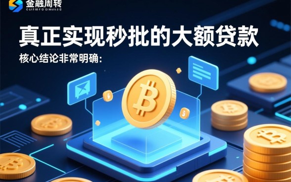 秒批的大额贷款是真的吗，怎么申请容易通过？