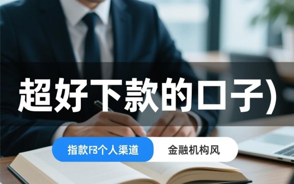 超好下款的口子有哪些？2026容易下款的口子推荐