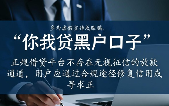 你我贷黑户口子是真的吗，黑户秒过口子有哪些？