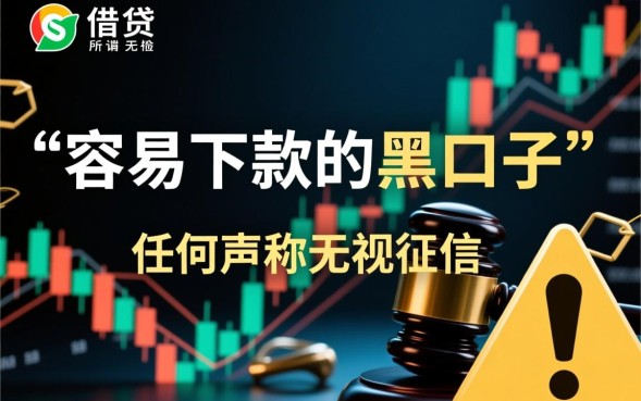 容易下款的黑口子是真的吗？2026最新不用审核的贷款口子