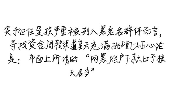 网黑烂户下款口子怎么借，2026不看征信的贷款有哪些