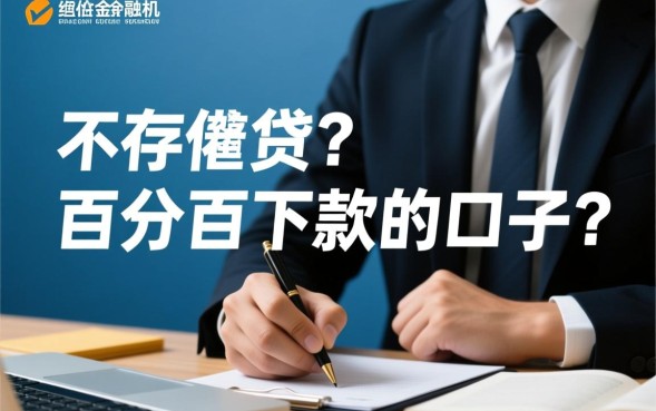 百分百下款的口子有哪些，2026必过贷款是真的吗？