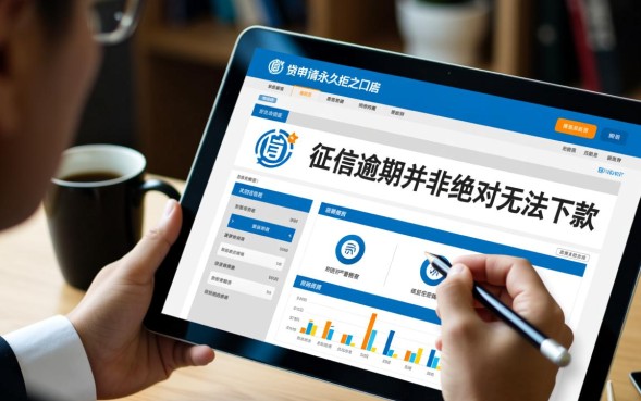 征信逾期如何下款，征信有逾期记录怎么才能成功下款