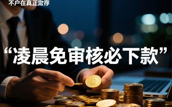 凌晨免审核必下款是真的吗，哪里有靠谱平台