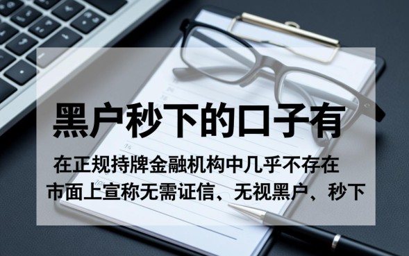 黑户秒下的口子有吗，黑户贷款哪里能申请秒下款