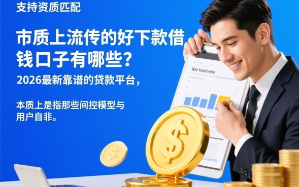 好下款的借钱口子有哪些？2026最新靠谱的贷款平台