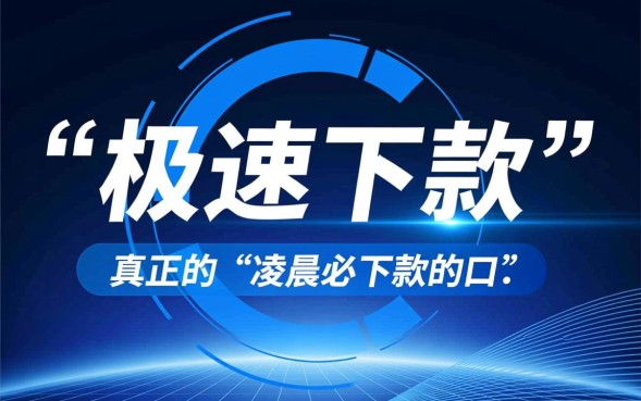 凌晨必下款的口子有哪些，哪里有秒批不查征信的？