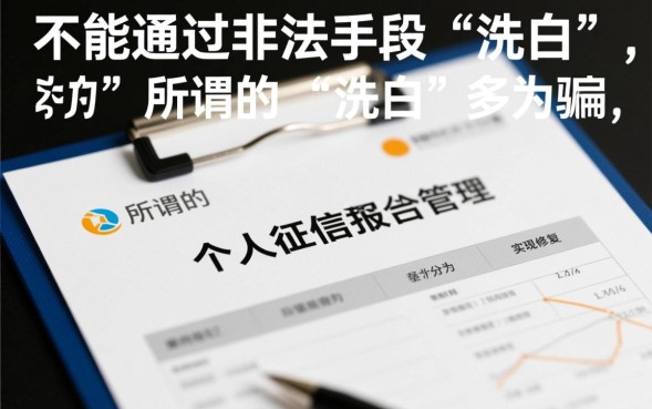 征信花了能洗白吗，征信花了怎么才能恢复最快？