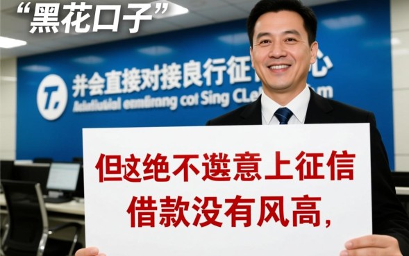 黑花口子上征信吗，黑花口子不还会影响征信吗