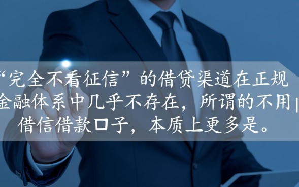 不用征信借款口子真的有吗，2026不用征信借款哪里可以借