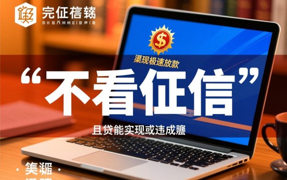 不看征信怎么借快，2026不看征信的贷款哪里有？