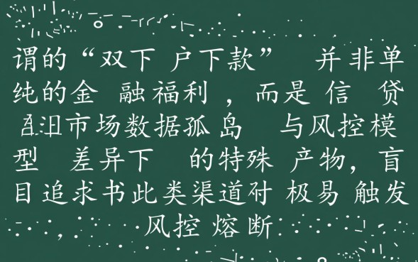 双下户下款的口子有哪些？2026最新容易通过的渠道在哪里？