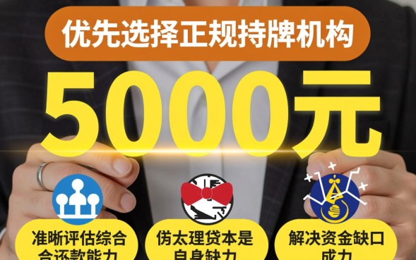 五千小额借款口子有哪些？急需5000不查征信怎么秒下款？