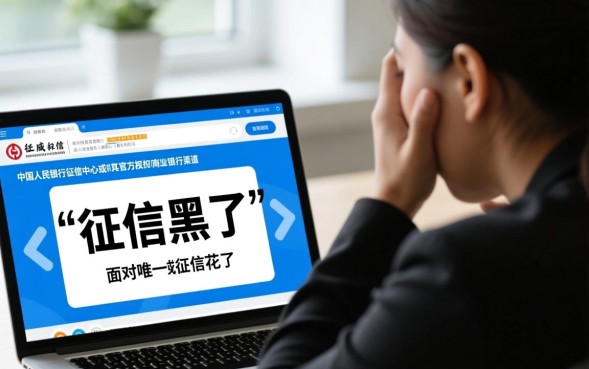 征信黑花了怎么查，征信黑了怎么查详细版征信报告