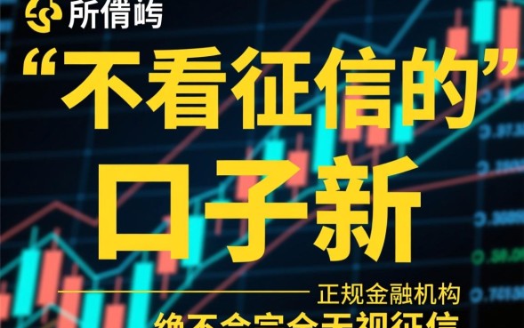 不看征信的口子新有哪些？2026最新不看征信贷款