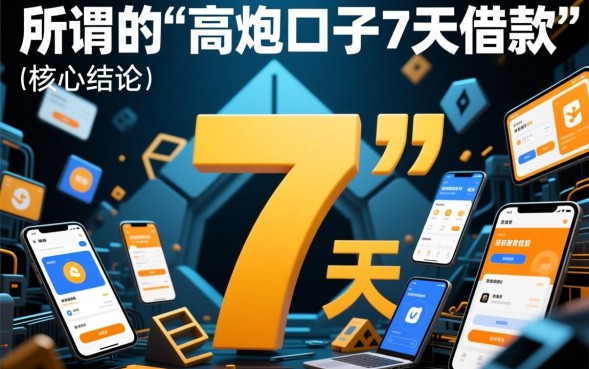 高炮口子7天借款怎么申请，2026最新不看征信口子有哪些