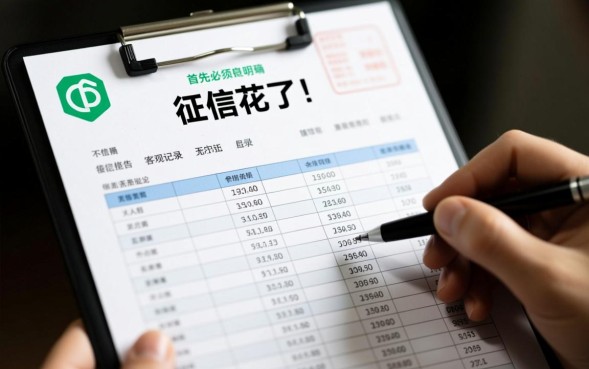 征信花了怎么删除记录，最快有什么办法能恢复？