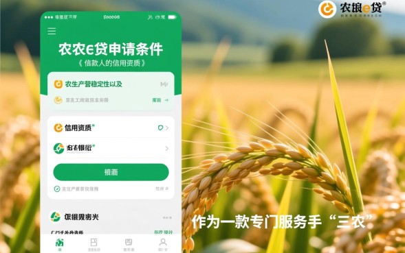 悦农e贷申请条件有哪些？需要满足什么要求？