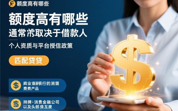 网贷额度高的有哪些平台，正规容易下款的有哪些