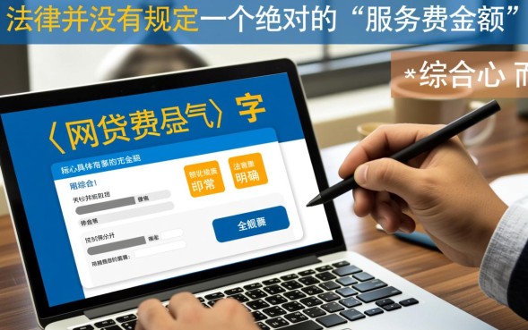 网贷服务费多少合法，超过多少算高利贷