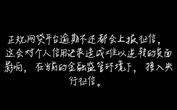 网贷不还会上征信吗，不还会影响以后贷款吗？