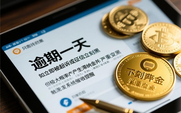 网贷逾期一天会怎么样，逾期一天会上征信吗