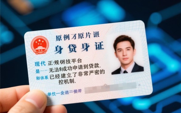 别人拿我身份证能网贷吗，不还款会有什么后果？