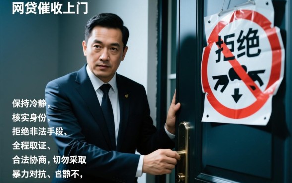 网贷催收上门怎么对付，第三方上门合法吗？