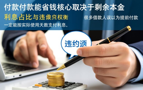 网贷提前还款利息怎么算，需要支付违约金吗？