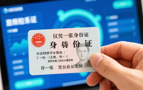 只有身份证能网贷吗，真的不需要其他资料就能下款吗