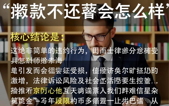 网贷不还款后果严重吗，网贷不还会被起诉坐牢吗