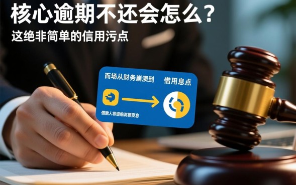 网贷逾期不还会怎么样，会上征信黑名单吗？