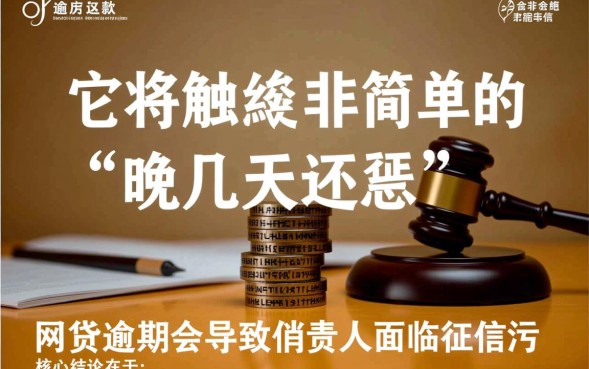 网贷逾期会怎么样，没钱还会被起诉强制执行吗？