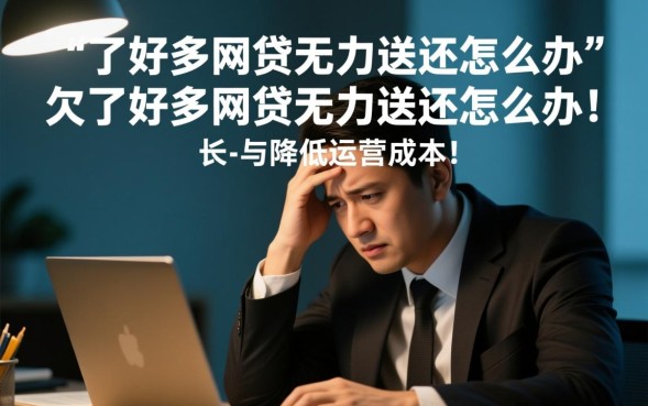 欠了好多网贷无力偿还怎么办，逾期了怎么申请停息挂账？