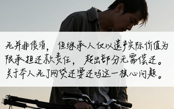 本人死了网贷还要还吗，人死后欠的网贷需要家人还吗