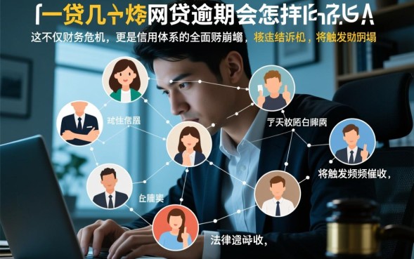 十几个网贷逾期会怎样，会不会被起诉强制执行？