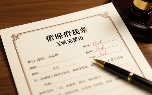 借钱条怎么写有法律效力，手写借条怎么写才受保护？