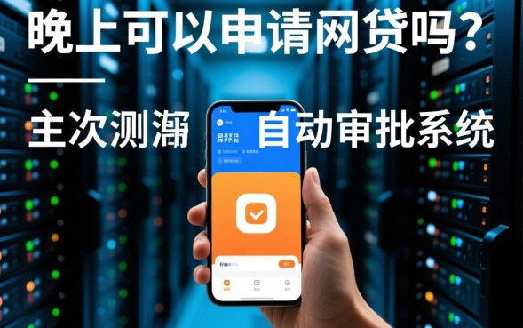 晚上可以申请网贷吗，晚上申请网贷能秒到账吗