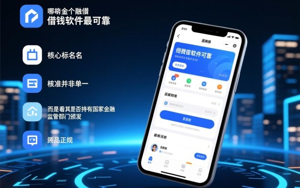 哪个借钱软件最可靠，正规安全的借贷软件有哪些